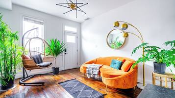 Luxury House, 2 Bedrooms, Non Smoking, Private Bathroom | Living area | 55-inch Smart TV with digital channels, TV, Netflix