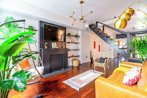 Hus – design, 2 soverom, ikke-røyk, privat bad | Oppholdsområde