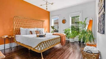 2 habitaciones y sábanas de algodón egipcio