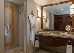 Hair dryer, towels