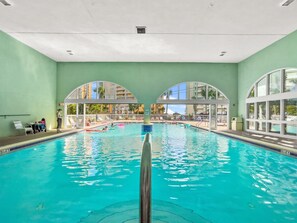 Indoor pool, a heated pool