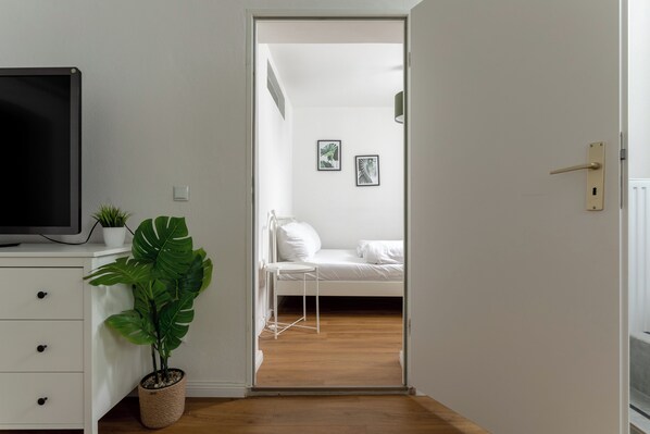 2 soveværelser, skrivebord, strygejern/strygebræt, gratis Wi-Fi