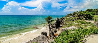 Modern villa with private plunge pool, resort pool, patio, cinema & playground