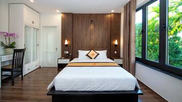 Superior Double Room, Garden View | Premium bedding, memory foam beds, minibar, desk