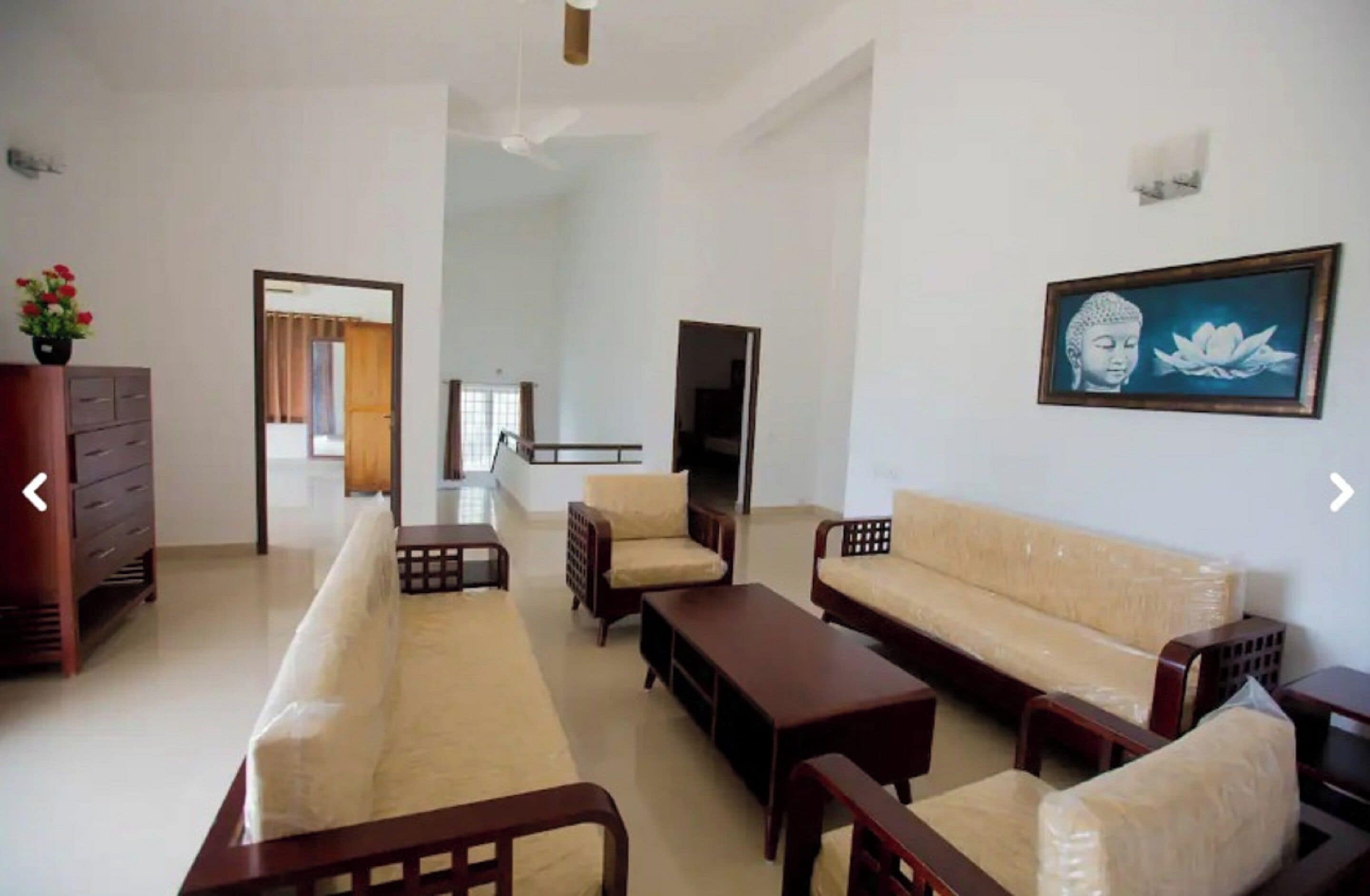 Executive Villa | Living area | LED TV, fireplace