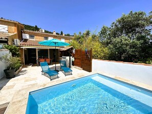 Pool - Mazet Provençal with air conditioning for 4 people with a private pool in the Domaine de Valcros... (LA LONDE LES MAURES)