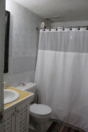 Towels, soap, toilet paper