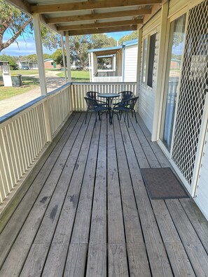 Cabaña familiar | Terraza o patio