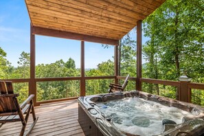 Idromassaggio all'aperto