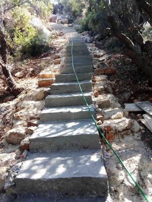 Vista frontal de la propiedad