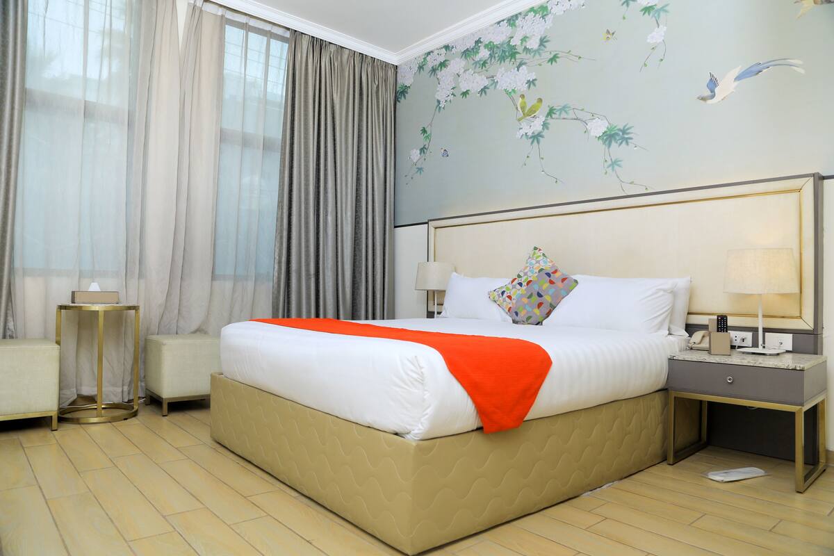 1 bedroom, premium bedding, free WiFi, bed sheets