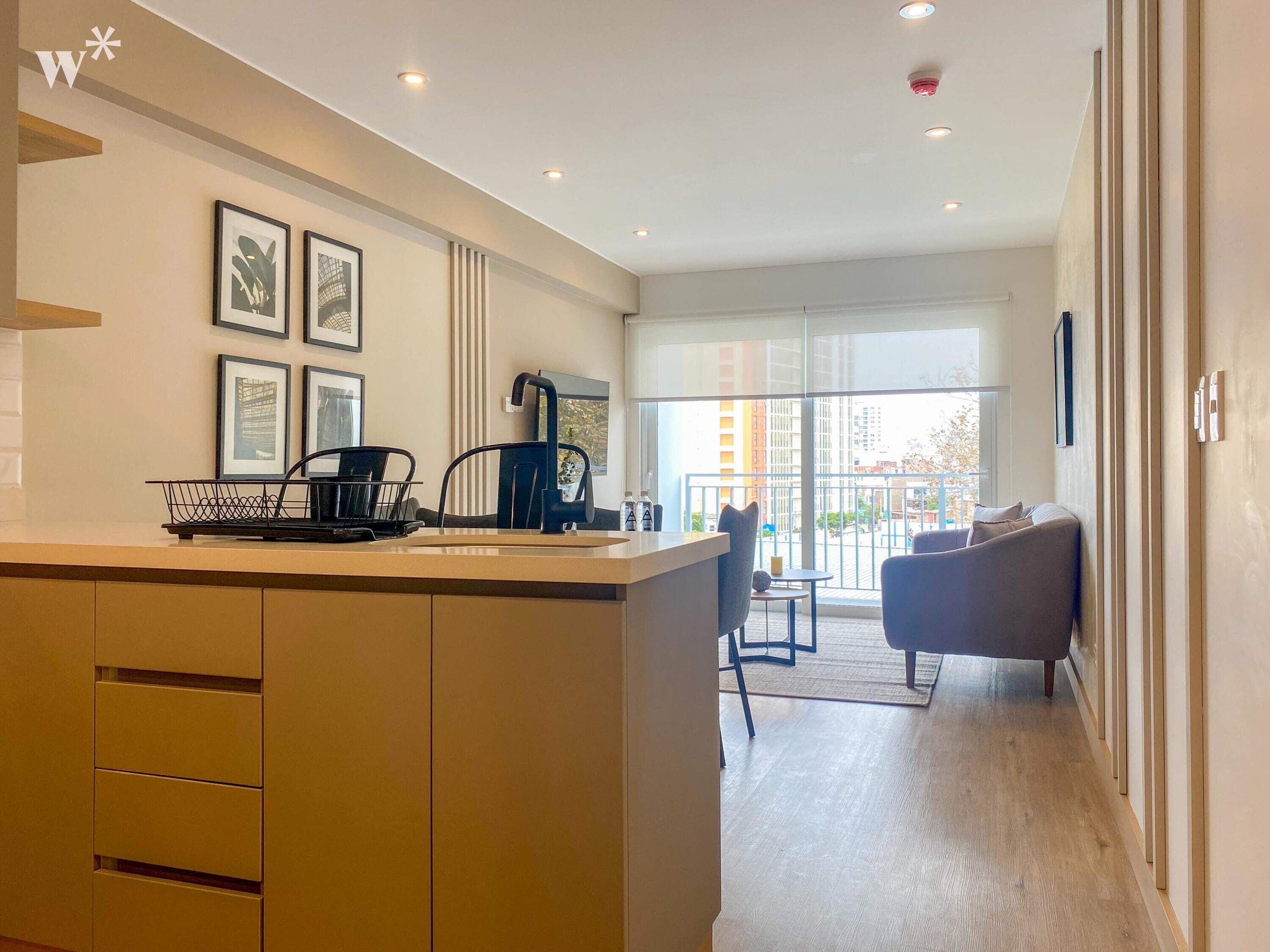 アパートメント 3 ベッドルーム (501) | 専用キッチン | 冷蔵庫、オーブン、トースター