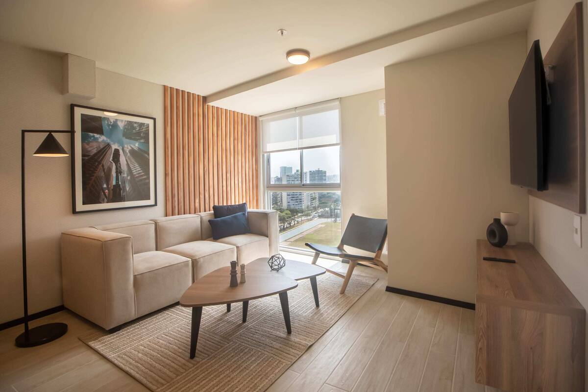 Apartamento (1405) | Zona de estar | Una Smart TV