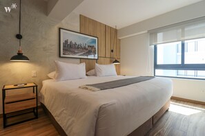 Appartement, 2 slaapkamers (908) | 2 slaapkamers, luxe beddengoed, individueel gedecoreerd, een bureau
