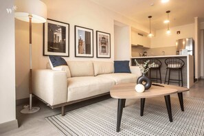 Classic Apartment | Living area | Flat-screen TV
