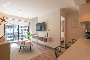 Apartamento sénior | Zona de estar