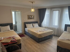 Classic Quadruple Room, Multiple Beds | Free WiFi, bed sheets - Metropol Hotel 2 (Istanbul)