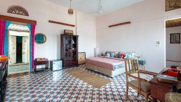 Luxury AC Family Room | Memory-foam beds, desk, soundproofing, bed sheets