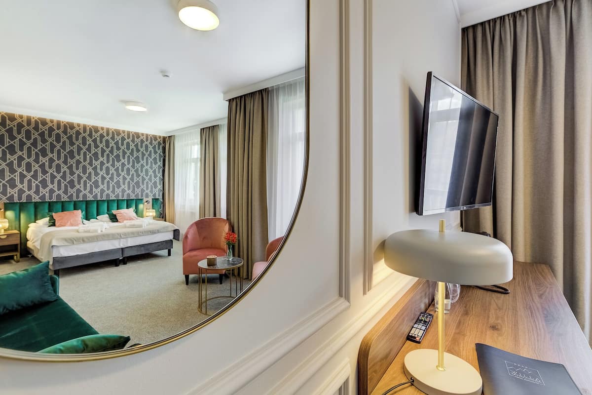 1 slaapkamer, hypoallergeen beddengoed, een kluis op de kamer