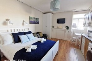 Desk, iron/ironing board, travel cot, WiFi - Cosy studio new renovated - kitchen, TV &Fast WIFI (Dublin)