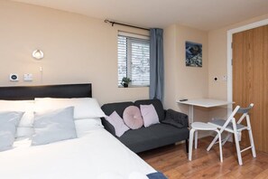 Desk, iron/ironing board, travel cot, WiFi - Super Location Cosy studio**reliable WIFI & TV (Dublin 6)