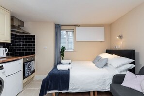 Desk, iron/ironing board, travel cot, WiFi - Super Location Cosy studio**reliable WIFI & TV (Dublin 6)