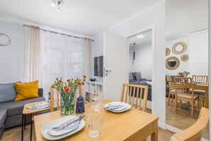 Apartment, 1 Bedroom, Balcony | 1 bedroom, bed sheets - Apartment Maczka With Parking by Renters (Kolobrzeg)