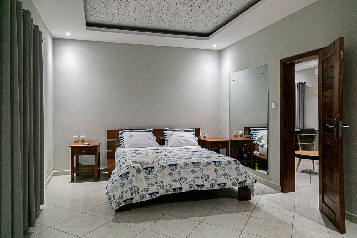 Departamento familiar | 2 habitaciones, wifi gratis y ropa de cama
