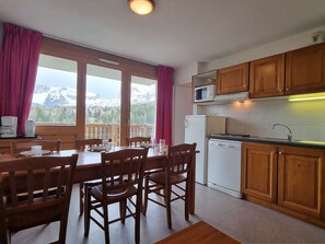 Kühlschrank, Mikrowelle, Herdplatte, Geschirrspüler