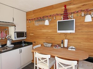 Fridge, microwave - Studio for 2 with balcony in the center of Avoriaz (Avoriaz)