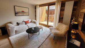 Unclassified image, 5 of 16, button - Luxury central apartment - 6 pers, parking, wifi (Les Gets)
