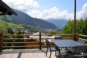 Outdoor dining - Magnifique Chalet Avec vue Imprenable (Val de Bagnes)