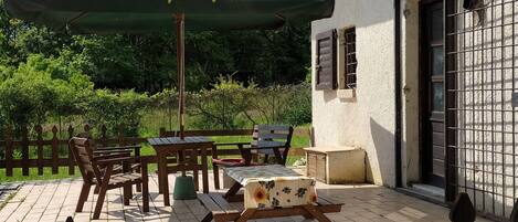 Restauration en plein air