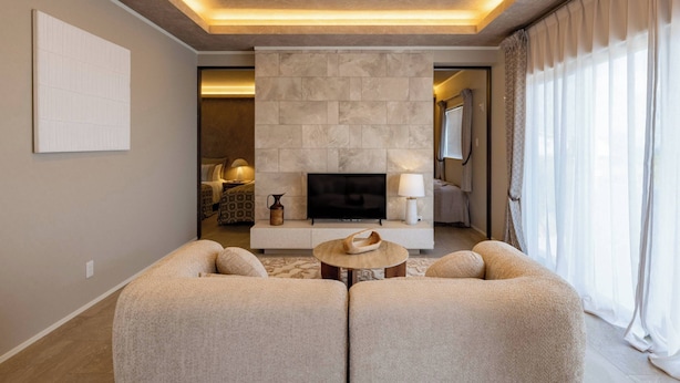 베이직 콘도, 바다 전망 (Churaumi, 2 Bedrooms) | 무료 WiFi, 침대 시트