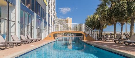 Indoor pool, a heated pool