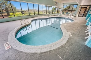 Indoor pool, a heated pool