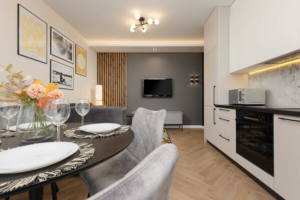 Dining - Dunikowskiego 6A | Bright Apartment | Parking (Warszawa)