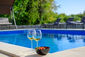 A heated pool - Villa Balun (Istria - Orihi) (Orihi)
