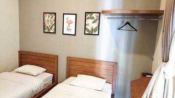 Kamar Double atau Twin Basic | Wi-Fi gratis
