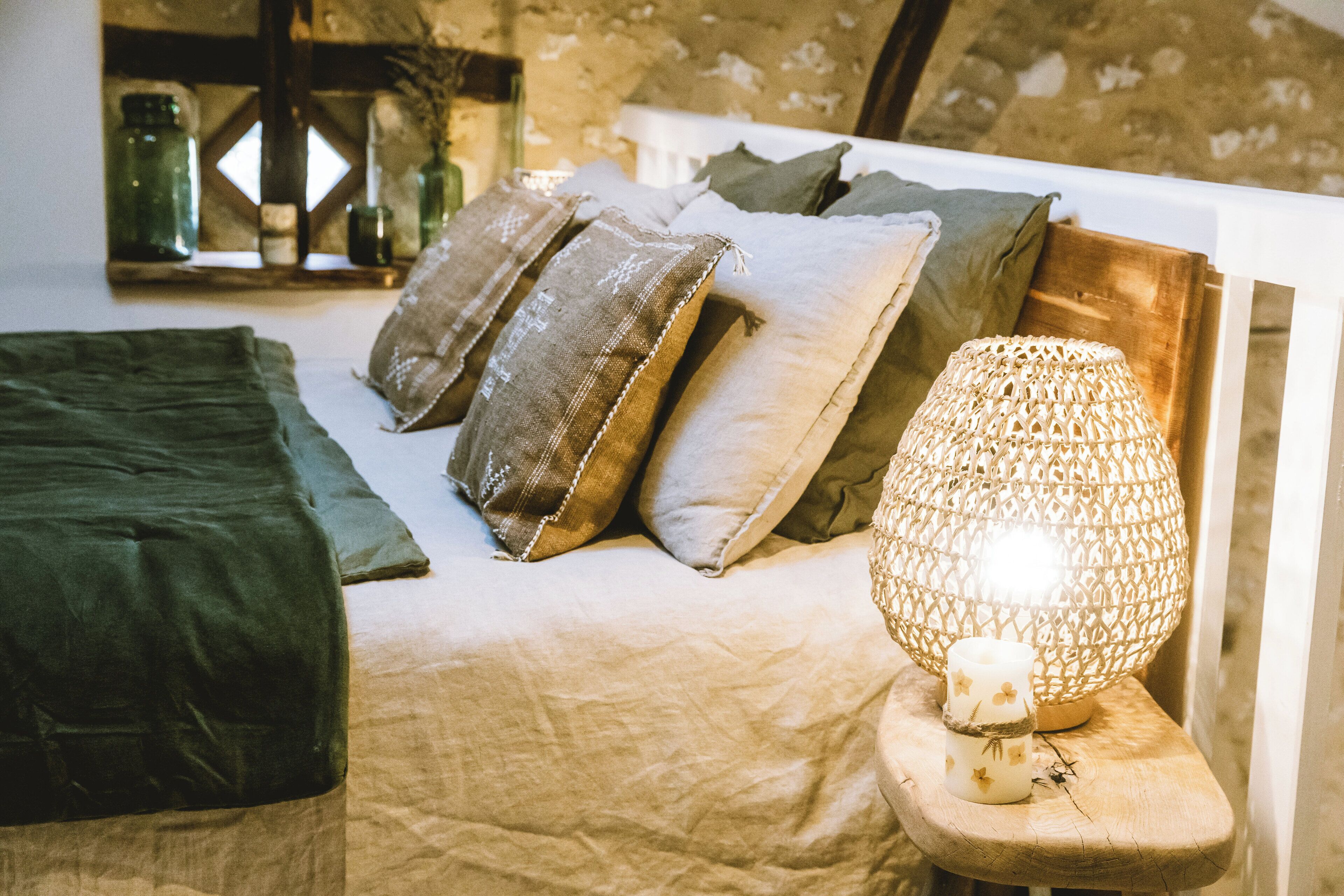 1 bedroom, desk, iron/ironing board, travel cot