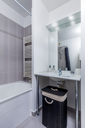 Towels, soap, toilet paper