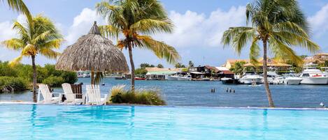 Piscine à débordement