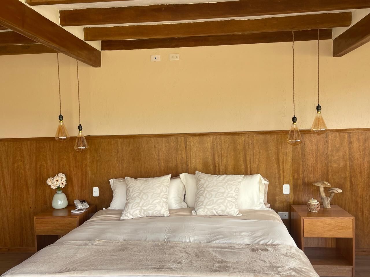 Premium bedding, down comforters, pillowtop beds, in-room safe