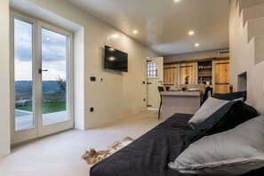 TV, fireplace - Villa Casa Libera in Livade (Livade)