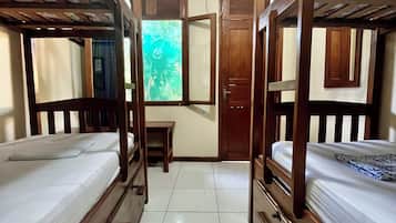Standard Shared Dormitory, Mixed Dorm | 1 bedroom, in-room safe, desk, iron/ironing board