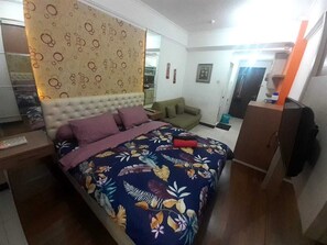 Căn hộ Deluxe, 1 giường cỡ king, quang cảnh núi | 1 phòng ngủ 