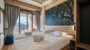 4 chambres, draps en coton égyptien, literie de qualité supérieure