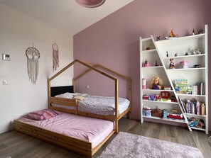 4 chambres, fer et planche Ă repasser, Wi-Fi gratuit, draps fournis