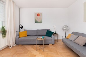 Apartment, 2 Bedrooms, Balcony | Living room