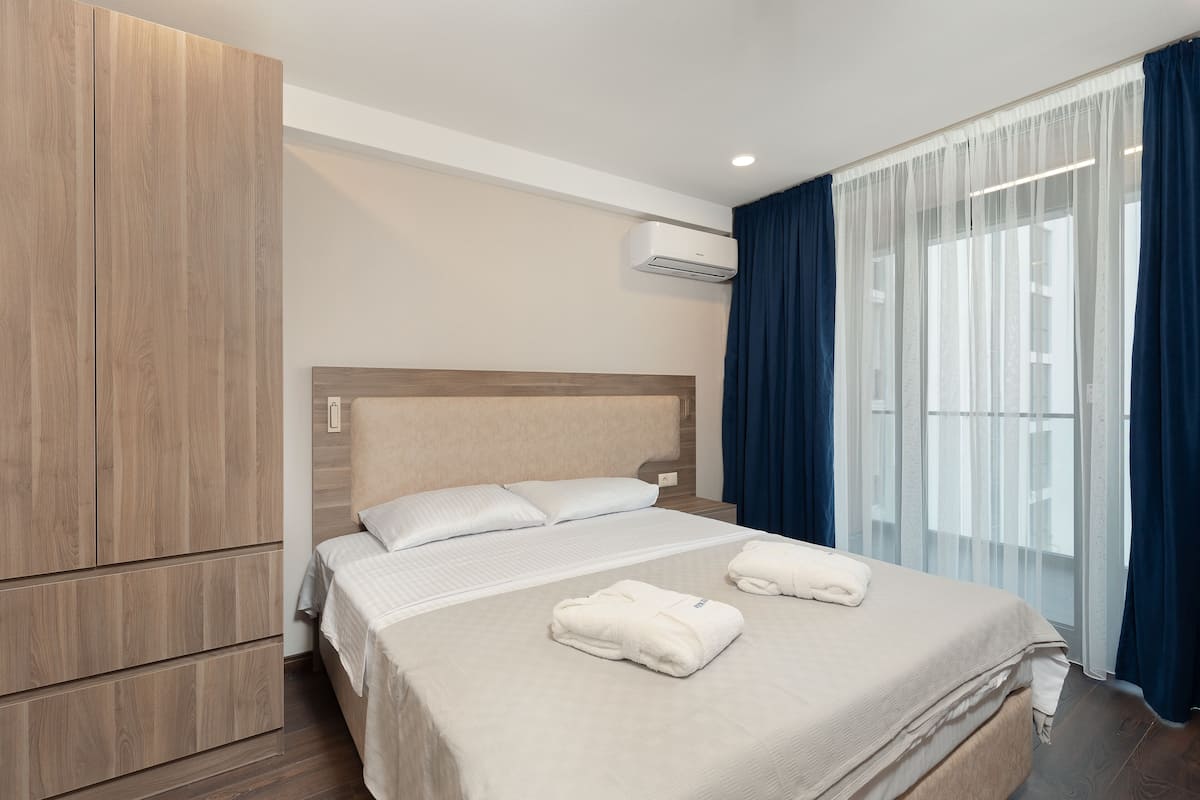 1 phòng ngủ, minibar, két bảo mật tại phòng, bàn ủi/dụng cụ ủi quần áo